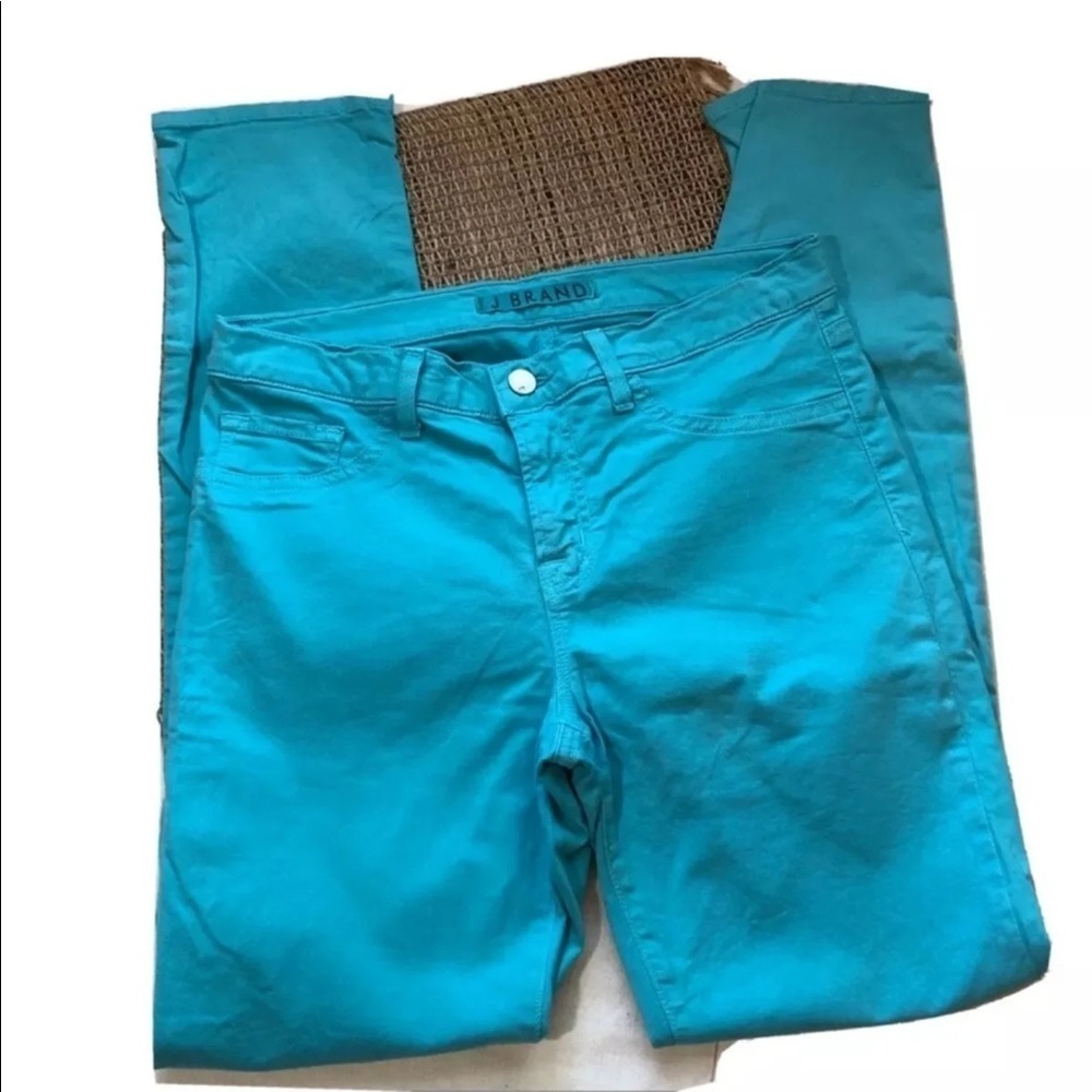 🔥J Brand turquoise skinny jeans sz28 - Picture 2 of 4